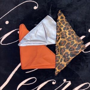 🤎🧡🤍 This is a bundle of 3 scarves🤍🧡🤎